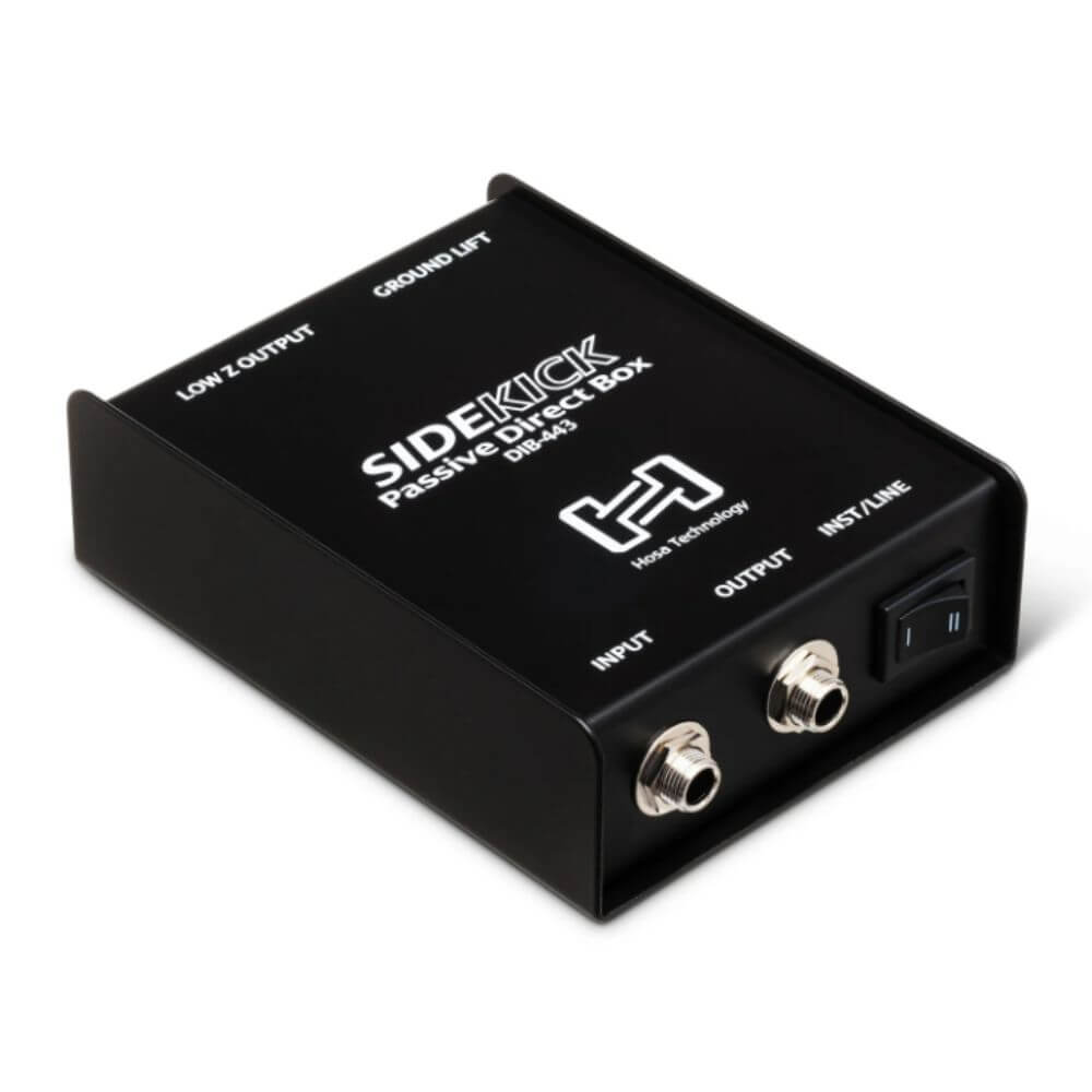 ดีไอบ๊อกส์ Hosa (DIB-443) Sidekick Passive DI Box, 1/4 in TS to XLR3M